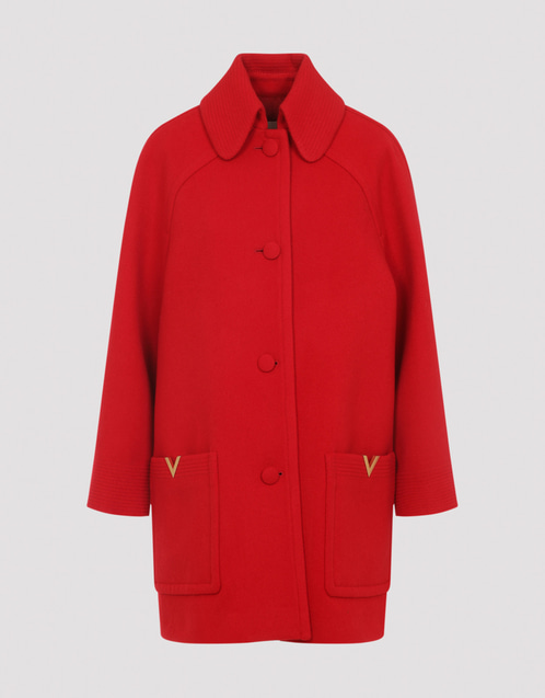 Valentino Garavani シングルブレストコート バージンウール