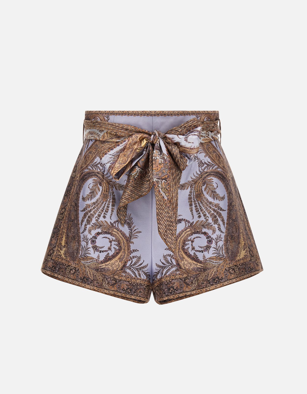 Zimmermann Zimmermann Hypnotic Silk Blend High Waist Shorts - 0　Zimmermann ヒプノティック シルク ブレンド ハイウエスト ショーツ - 0
