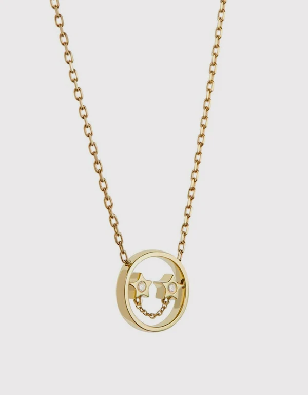 Ruifier Jewelry  Petit Beck 14ct Yellow Gold Pendant Necklace
