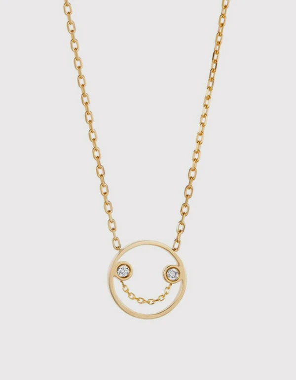 Ruifier Jewelry  Petit Belle 14ct Yellow Gold Pendant Necklace