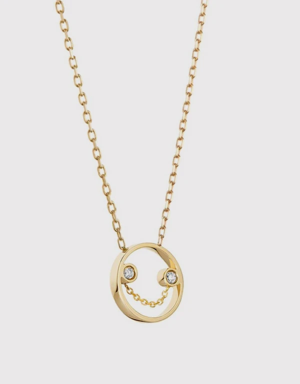 Ruifier Jewelry  Petit Belle 14ct Yellow Gold Pendant Necklace