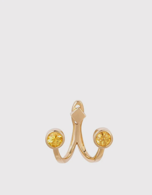 Ruifier Jewelry  Premiere Carina 18ct Yellow Gold Ear Jacket 