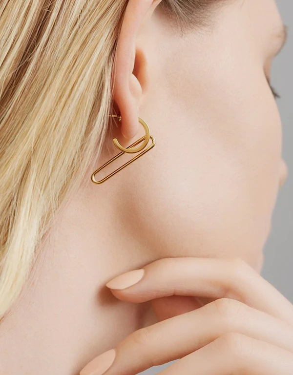 Ruifier Jewelry  Nexus-Levitate Hoop Earrings