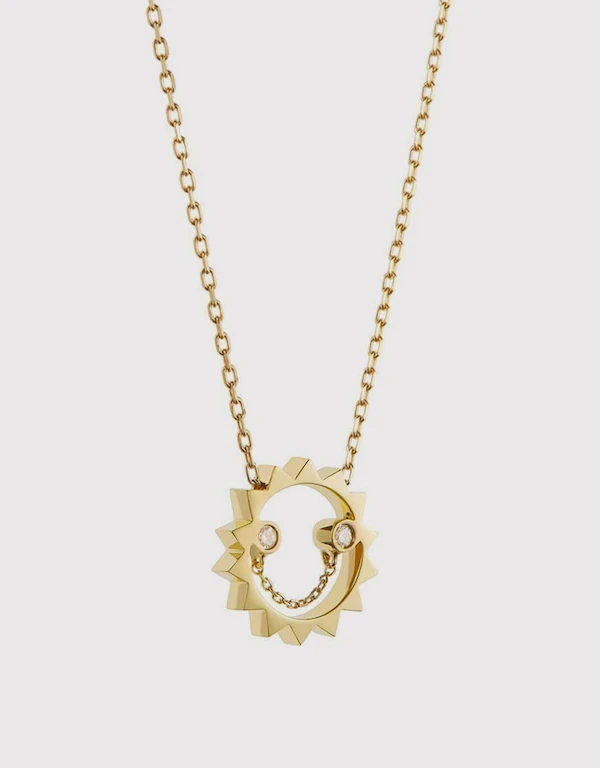 Ruifier Jewelry  Petit Ciro 14ct Yellow Gold Pendant Necklace 