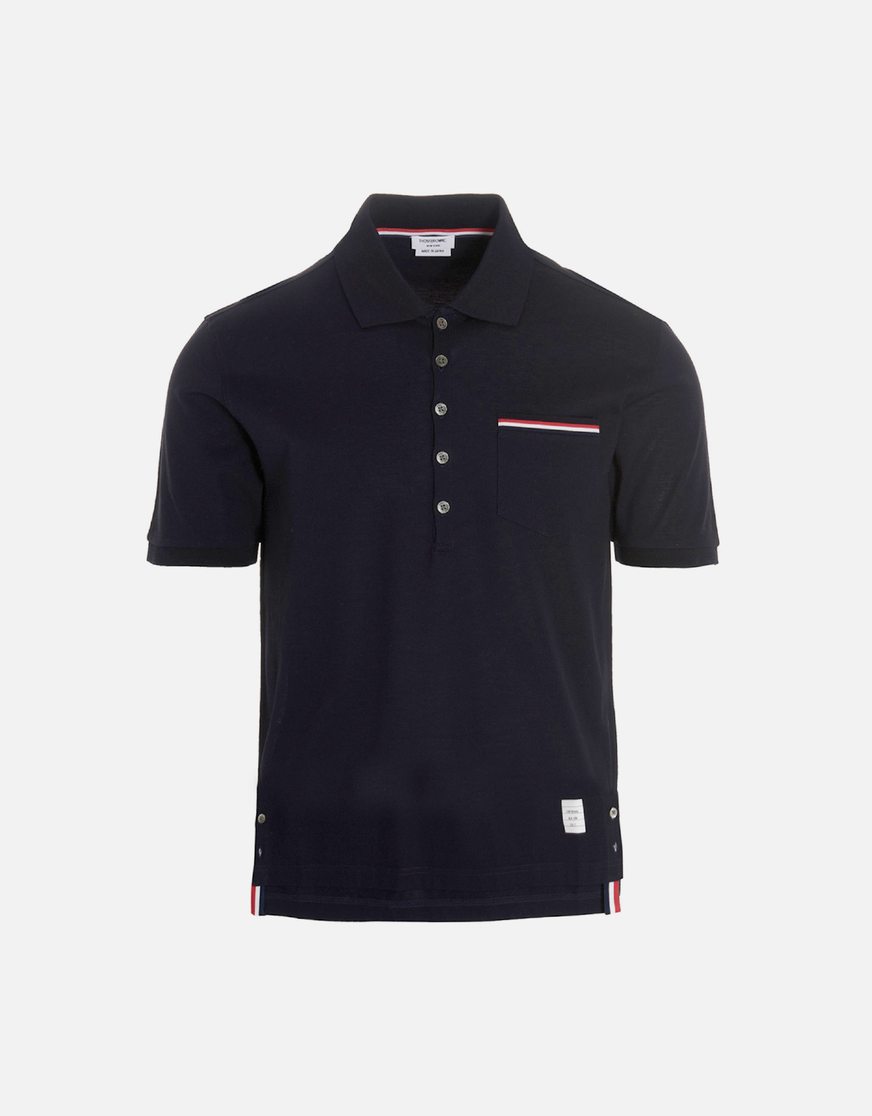 Thom Browne メンズ RWB コットン ポロシャツ () IFCHIC.COM Thom Browne メンズ RWB コットン ポロシャツ () IFCHIC.COM
