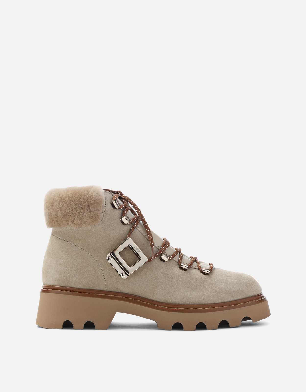 Roger Vivier ヴィヴレンジャーズスエードラグソールアンクルブーツ