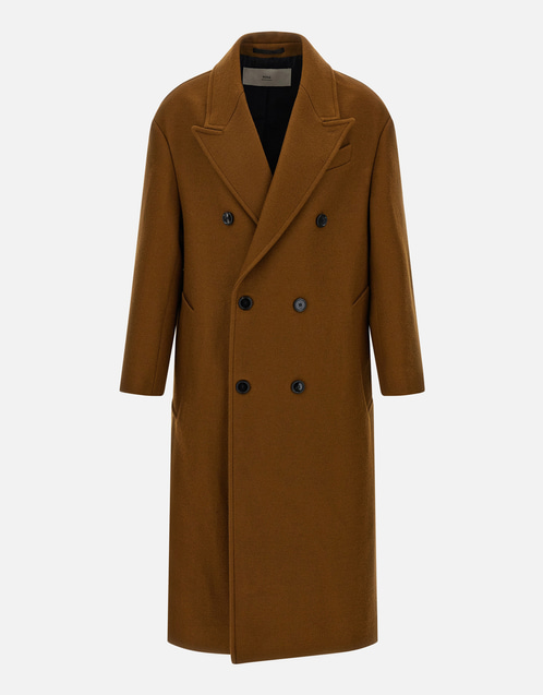 AMI Paris メンズバージンウールダブルブレストコート (アパレル