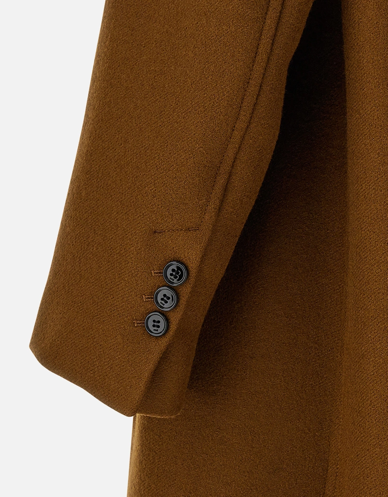 AMI Paris メンズバージンウールダブルブレストコート (アパレル