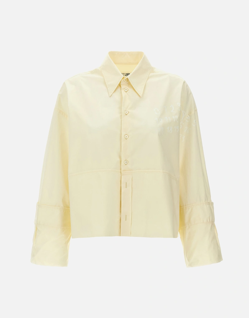 MM6 Maison Margiela ワイドスリーブコットンポプリンシャツ (トップス