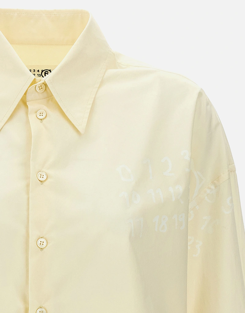 MM6 Maison Margiela ワイドスリーブコットンポプリンシャツ (トップス