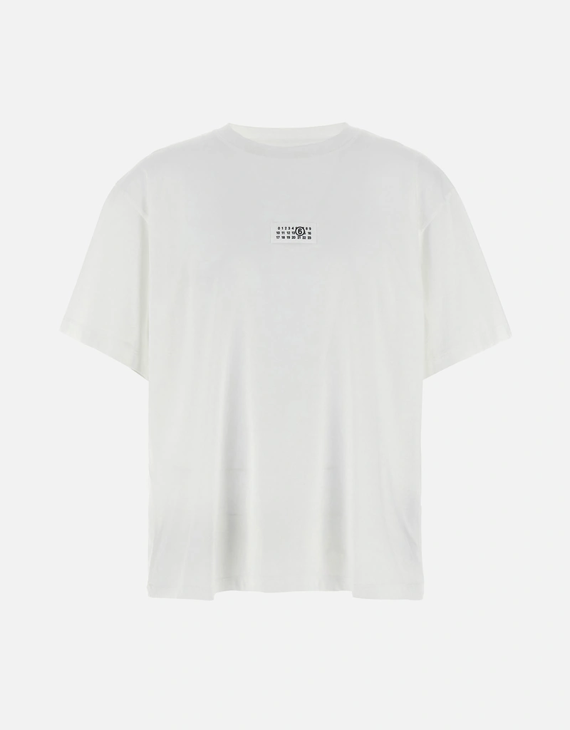 MM6 Maison Margiela メンズコットンNumeric SignatureパッチTシャツ