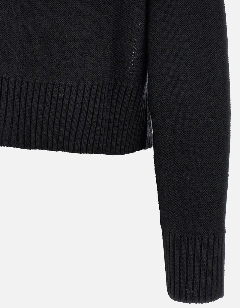 MM6 黒 ハイネック ニット Pサイズ MM6 黒 ハイネック ニット Pサイズ