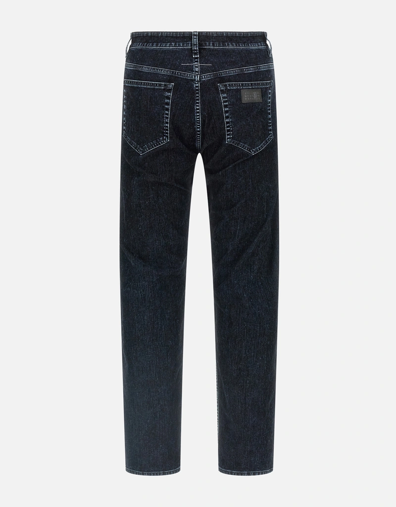 MM6 Maison Margiela メンズUsedWashコットンデニムストレートジーンズ