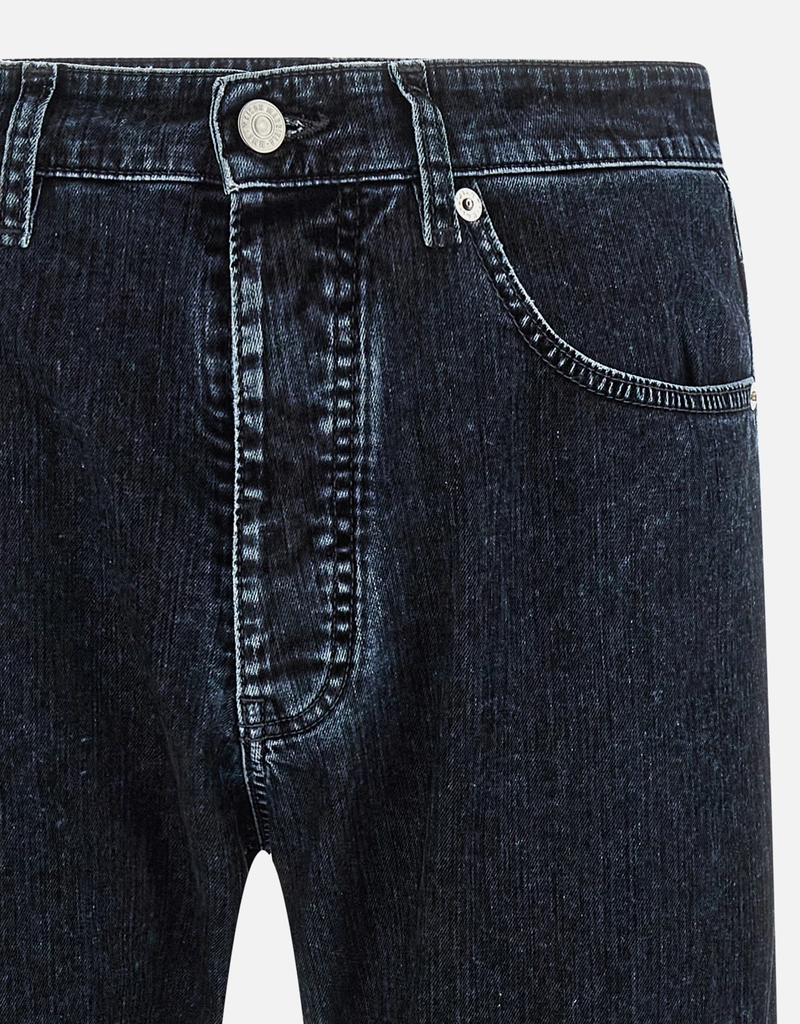 MM6 Maison Margiela Men's Used Wash Cotton Denim Straight Leg