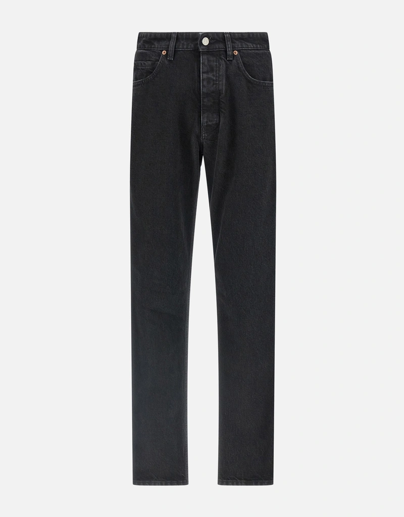 MM6 Maison Margiela メンズテープコットンストレートジーンズ