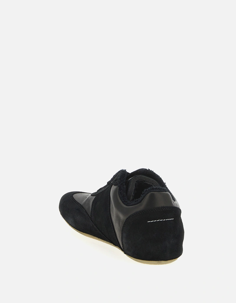 MM6 Maison Margiela メンズアナトミックカーフレザー紐付きスニーカー