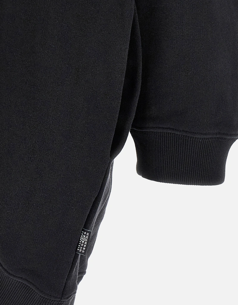 MM6 Maison Margiela コットンオフショルダースウェットシャツミニ