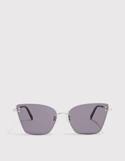 Cat-eye Squared Sunglasses