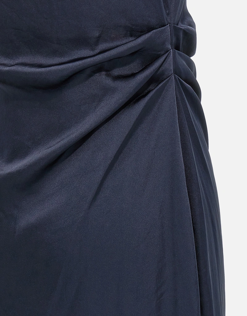 Theory Silk Effect Dress 10 Blue