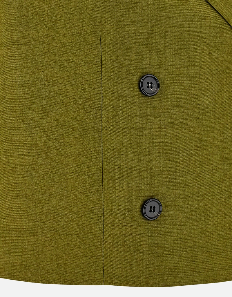 Theory City Twill Double-Breasted Vest (Tops,Tanks and Camis