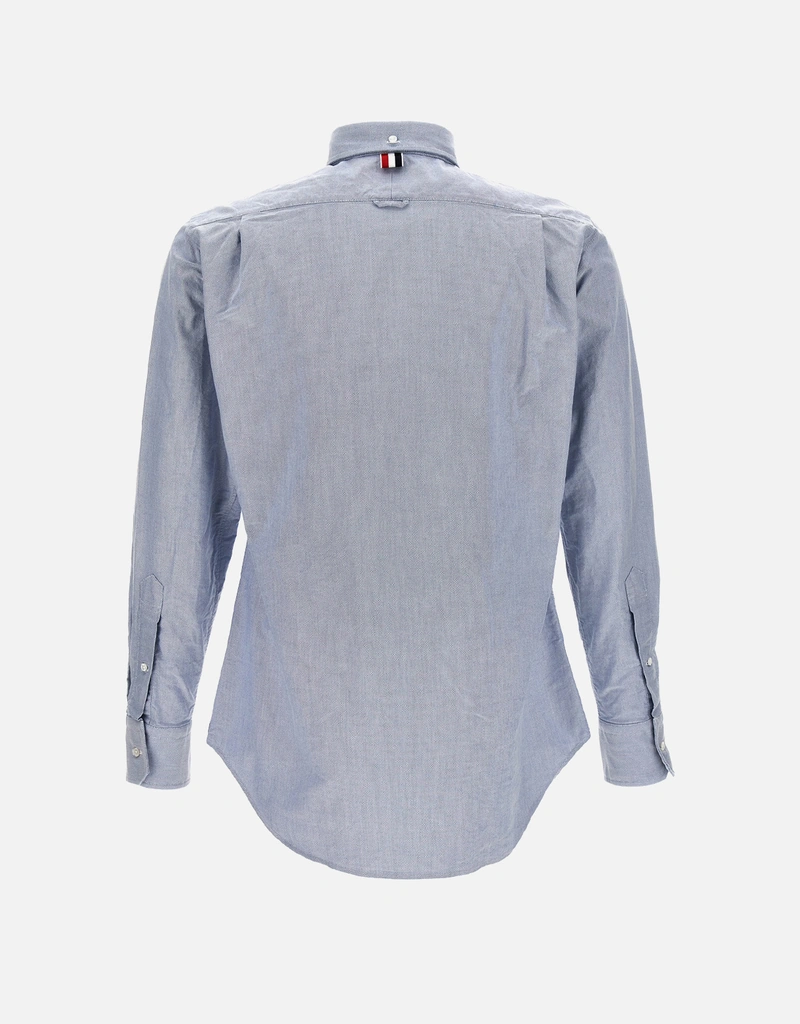 Thom Browne メンズオックスフォードコットンクラシックシャツ