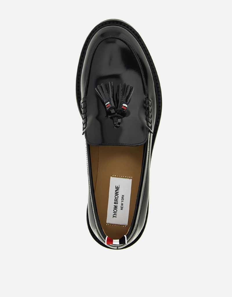 Thom Browne ポリッシュドカーフタッセルローファー () IFCHIC.COM