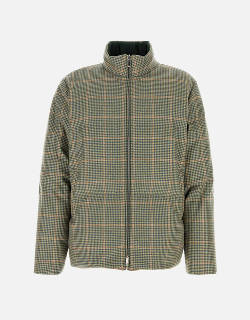 Thom Browne Men's Embroidered Wool Reversible Down Jacket (Coats