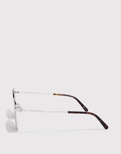 Cat-eye Squared Sunglasses