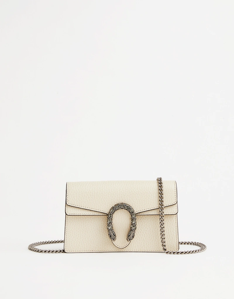 Gucci ディオニュソススーパーミニレザーチェーンクロスボディバッグ