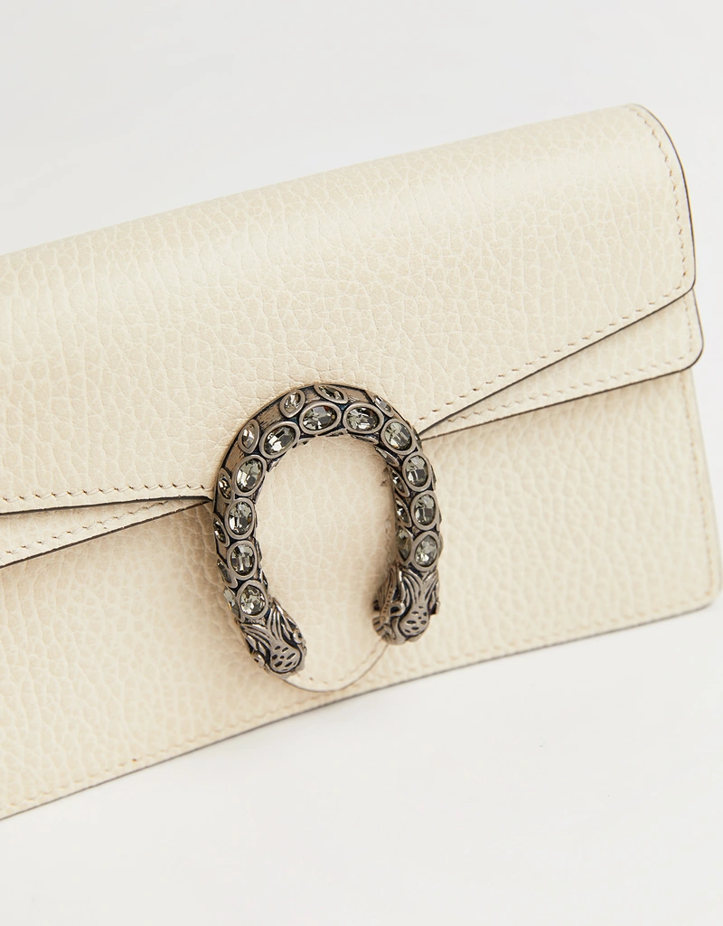 Gucci ディオニュソススーパーミニレザーチェーンクロスボディバッグ