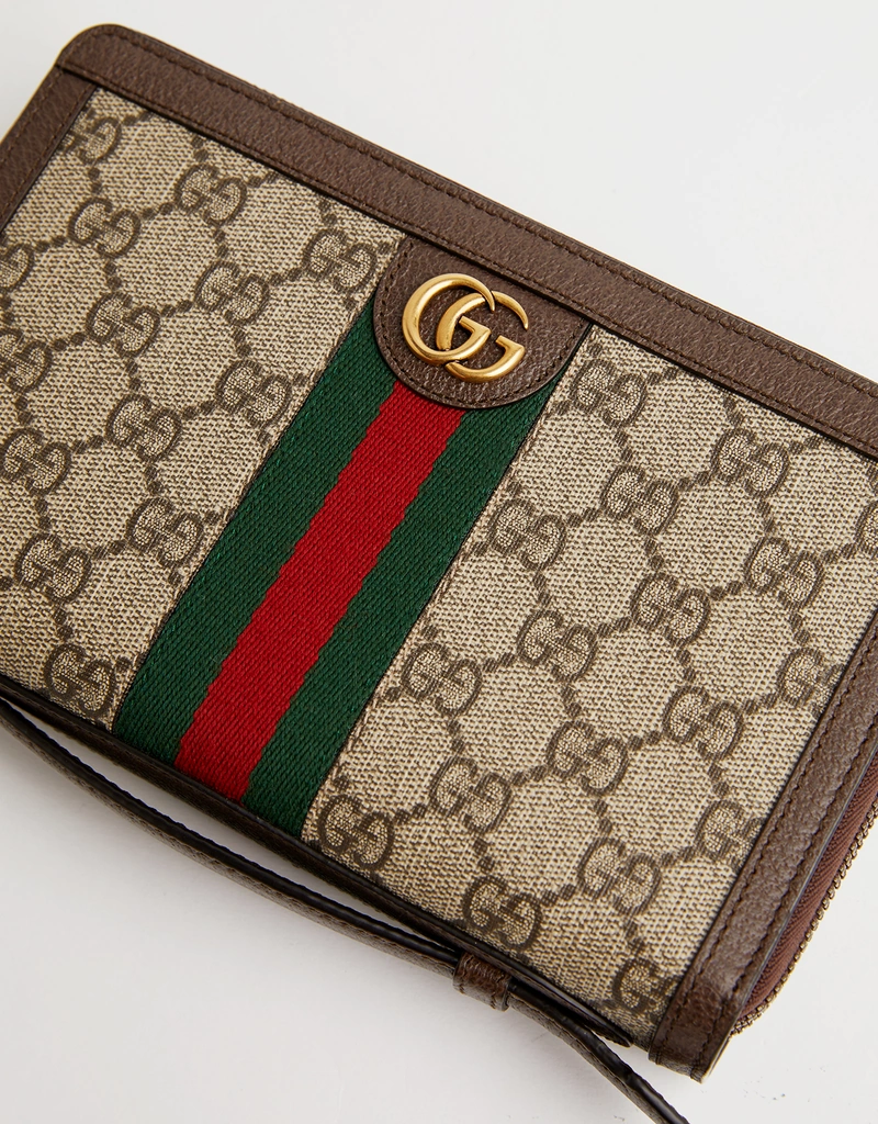 Gucci メンズオフィディアGGスプリームキャンバスポーチ (バッグ