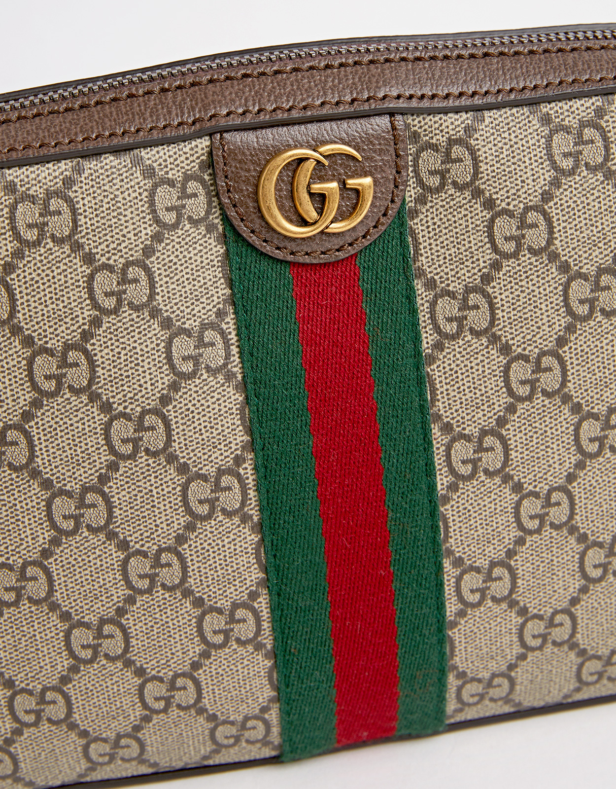 Gucci メンズオフィディアスモールGGキャンバスクロスボディバッグ