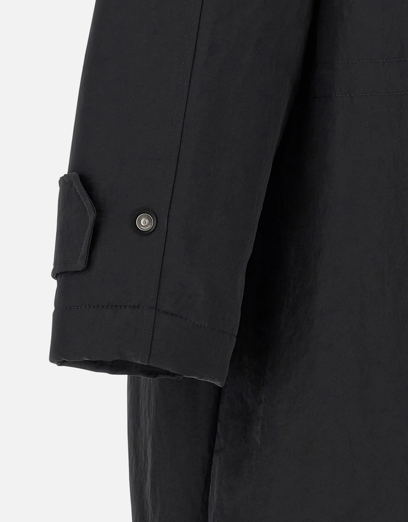 ami ブラック ナイロンジャケット AMI Alexandre Mattiussi 25SSモデル アミ アレクサンドル マテュッシ