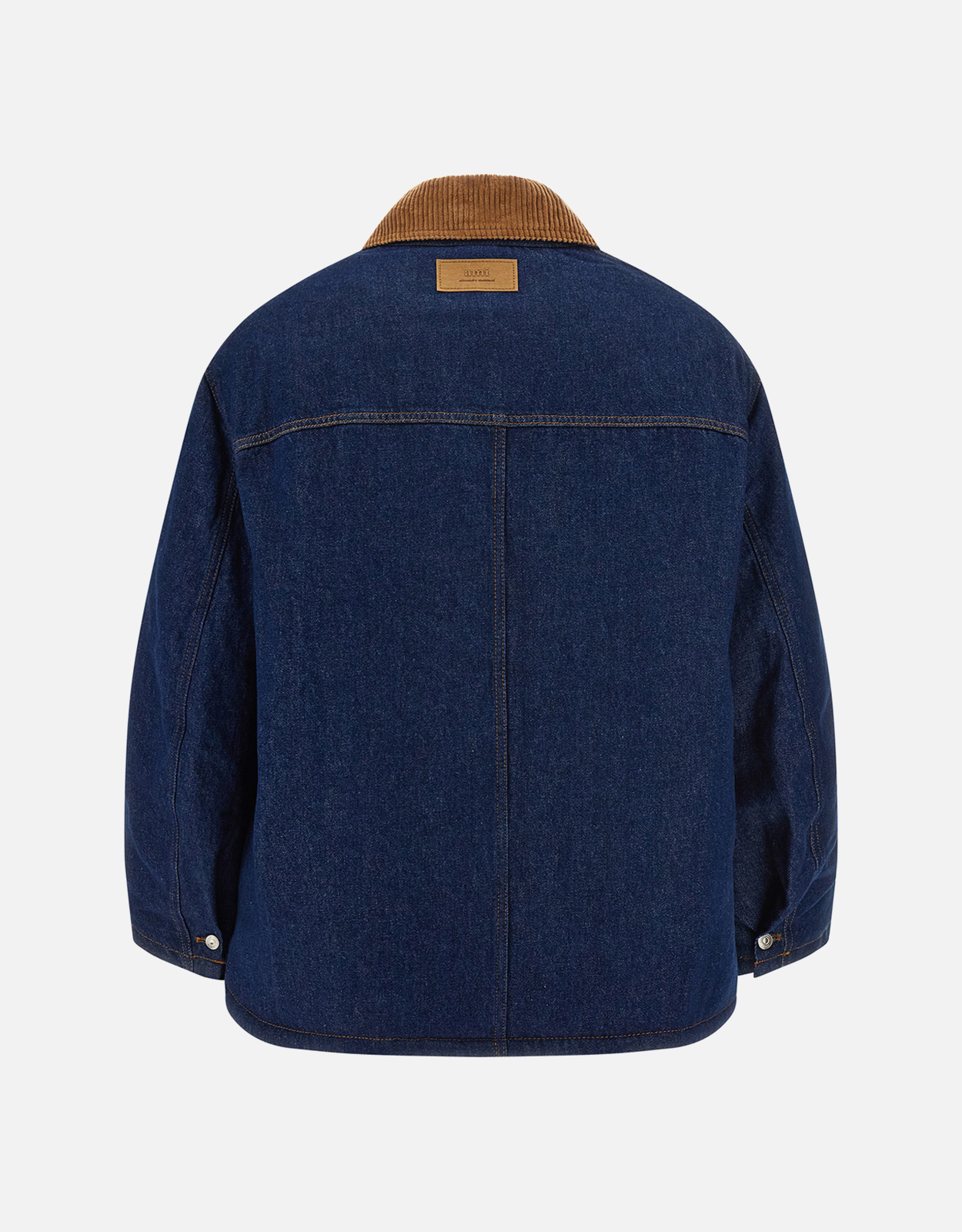 AMI Paris メンズコットンパッド入りワーカー ジャケット (ジャケット
