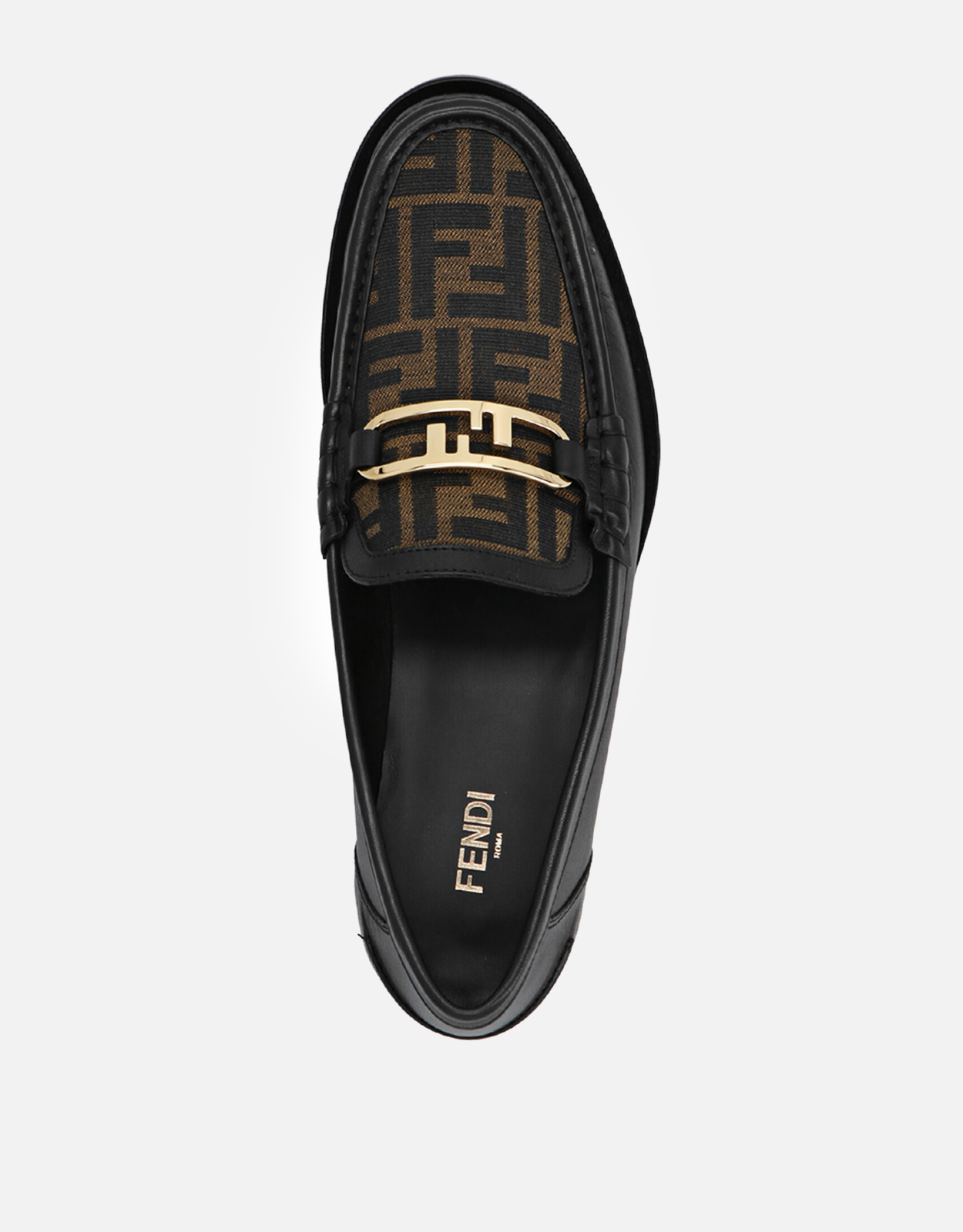 Fendi Men's O'Lock Leather Loafers () IFCHIC.COM