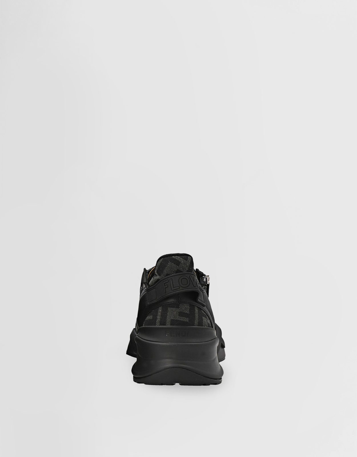 Fendi Men's Flow Leather Side Zip Sneakers () IFCHIC.COM