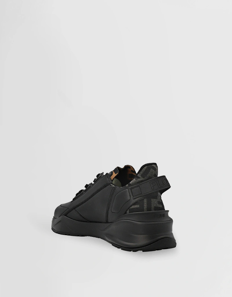 Fendi Men's Flow Leather Side Zip スニーカー () IFCHIC.COM