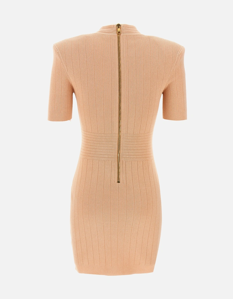 balmain beige dress BALMAIN SEQUIN EMBELLISHED TWEED SLEEVELESS DRESS  Caroline's Fashion  Luxuries