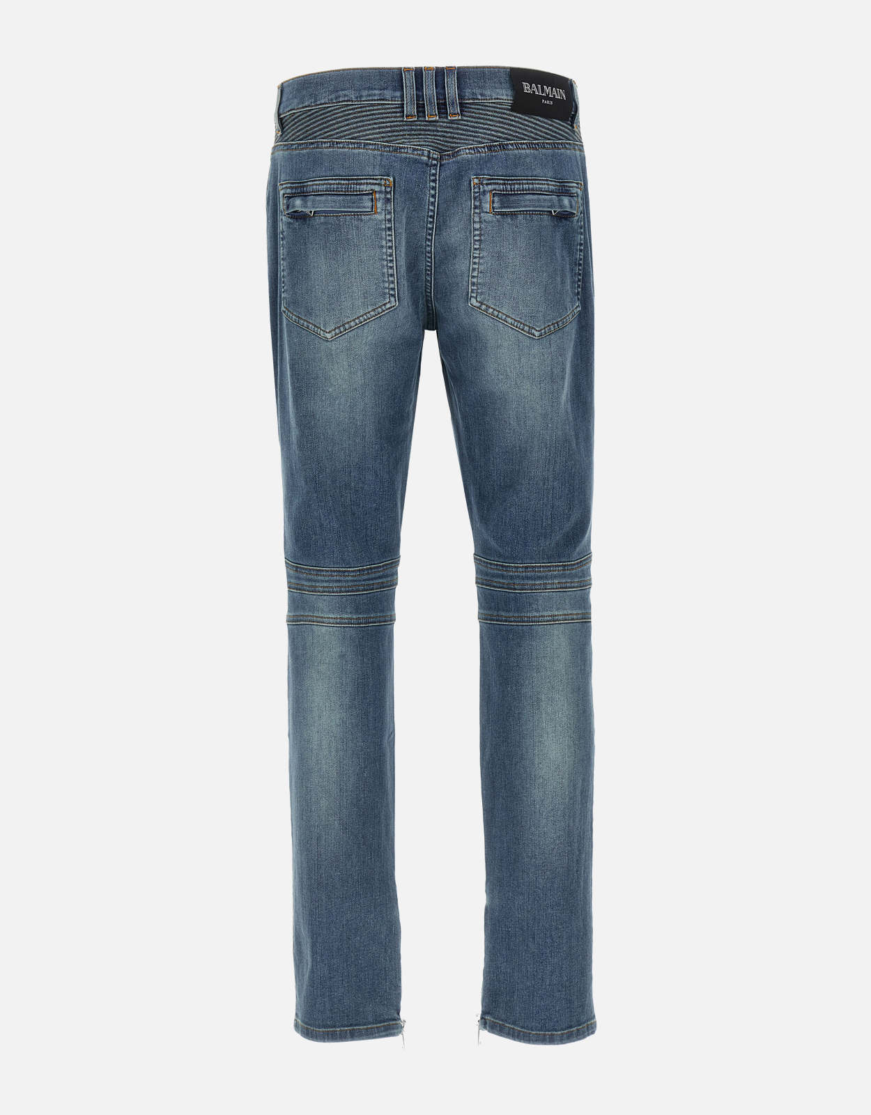Balmain メンズ バイカー スリムフィット ポリエステル コットン