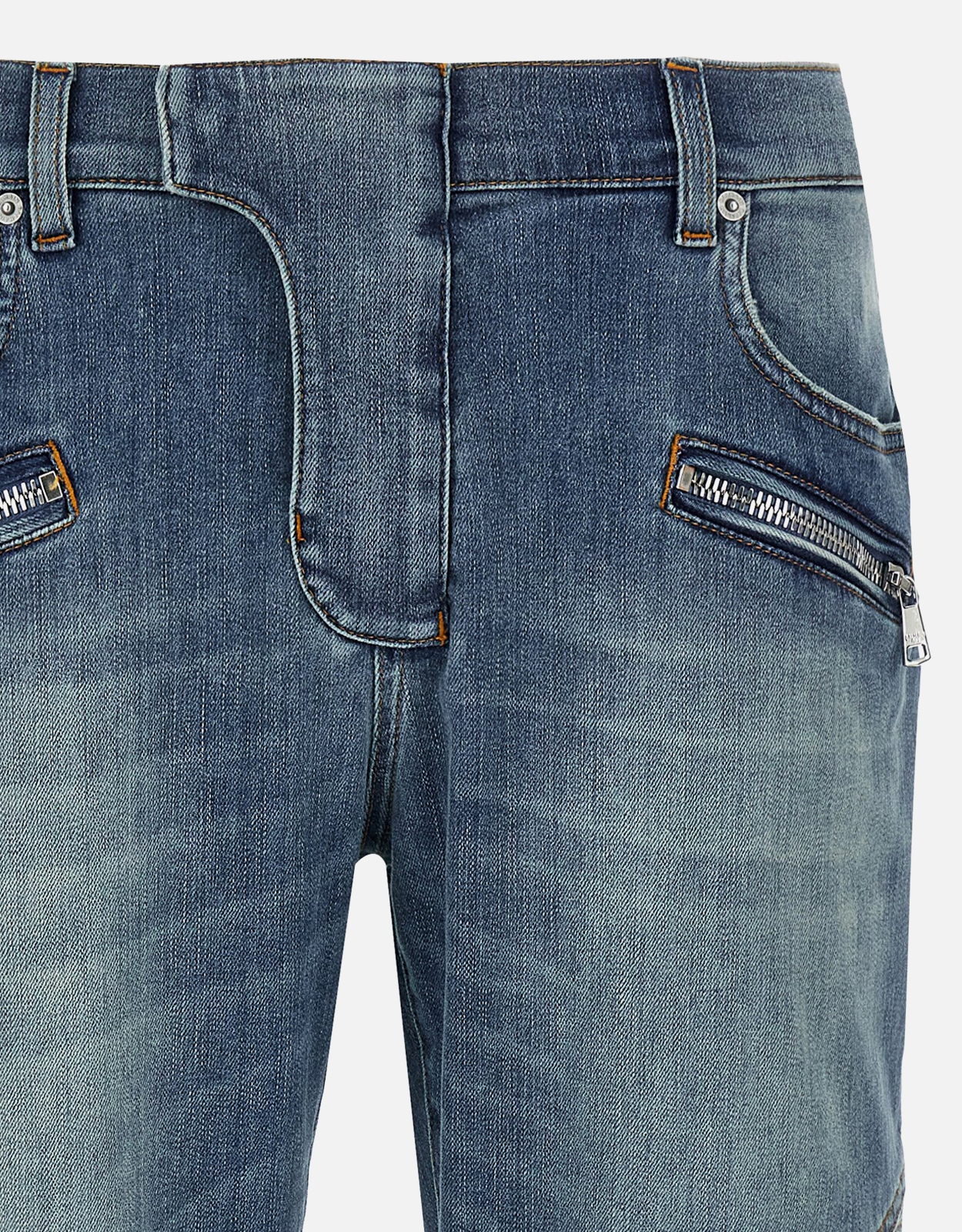 Balmain メンズ バイカー スリムフィット ポリエステル コットン