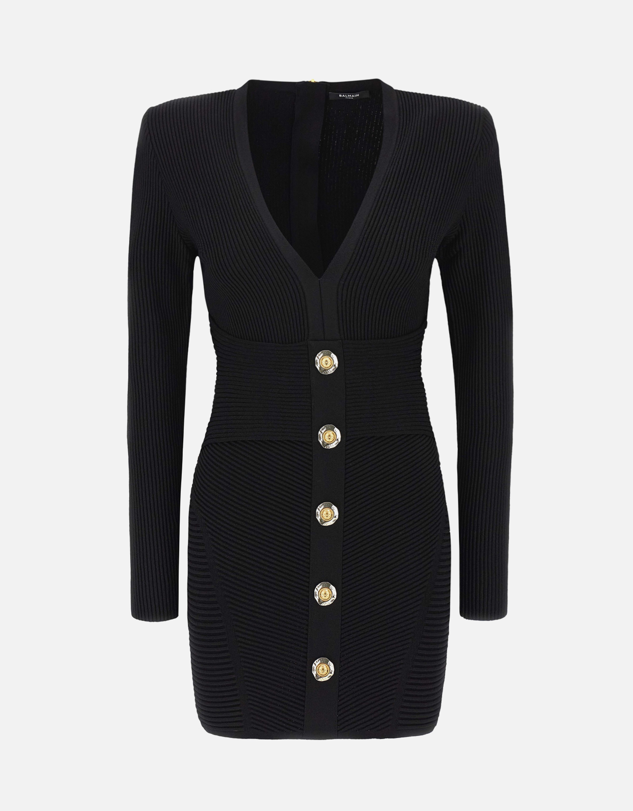 Balmain ストレッチニット ボディコンミニドレス () IFCHIC.COM