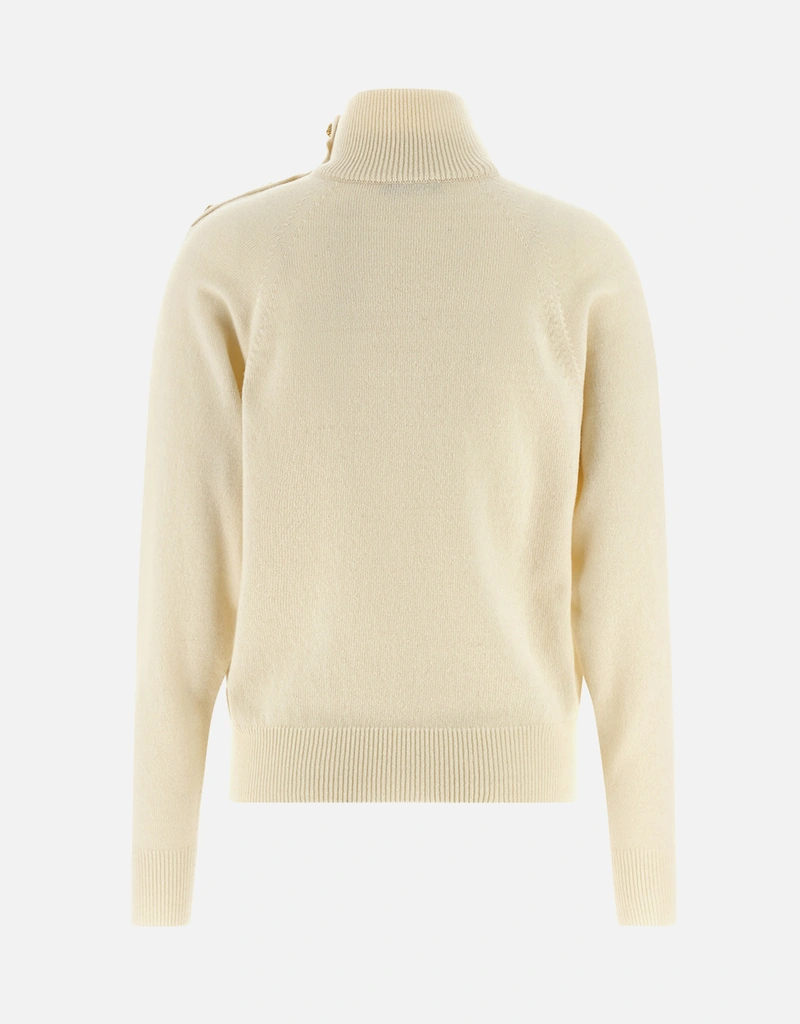 Balmain カシミヤとウールのハイネックセーター (ニットウェア) IFCHIC.COM
