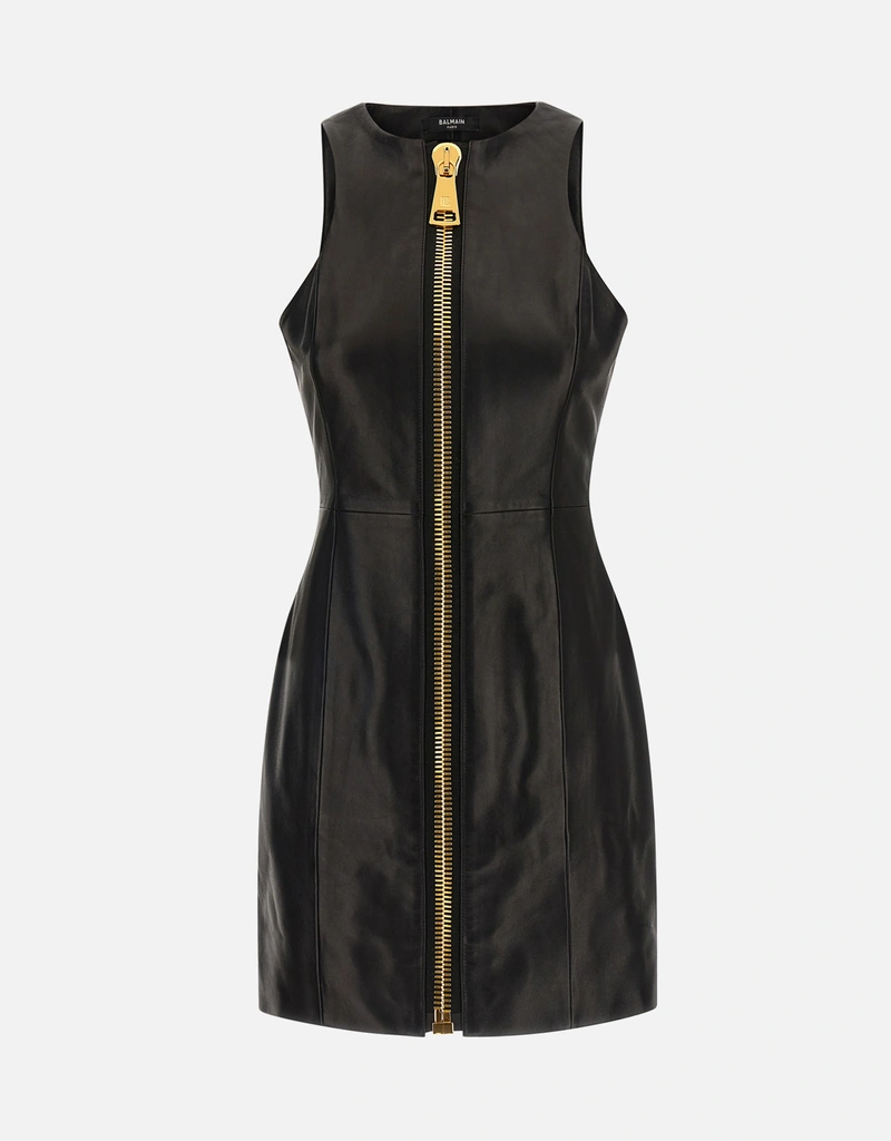 chinese dress ladies Thierry Mugler 1990s Black Lambskin Zip-Up Motorcycle Dress  Featherstone  Vintage