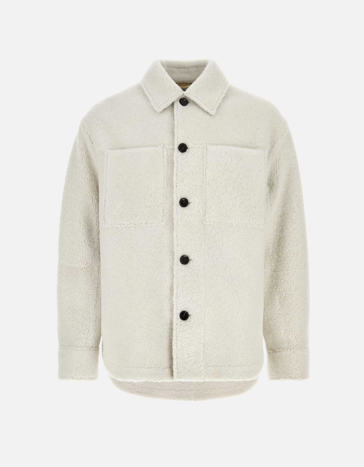 BOTTEGA VENETA Bottega Veneta Men's Chalk Shearling Oversize Shirt　ボッテガ ヴェネタ メンズ チョーク ムートン オーバーサイズ シャツ