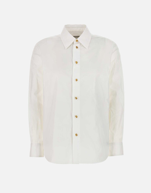 Bottega Veneta コットンポプリンノットシャツ (すべての新品) IFCHIC.COM