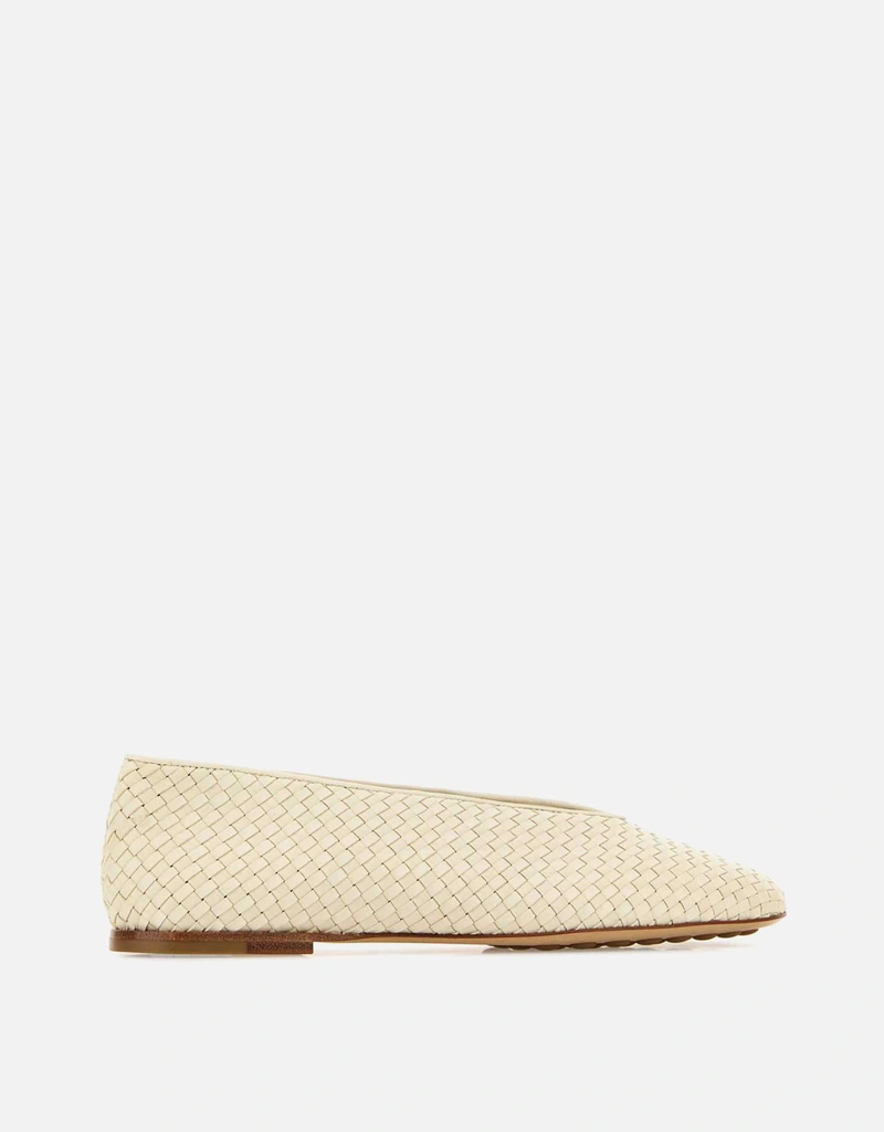 BOTTEGA VENETA 新品未使用 フラット バレリーナ　CIPRIA Bottega Veneta ローザラムレザーバレリーナフラットシューズ