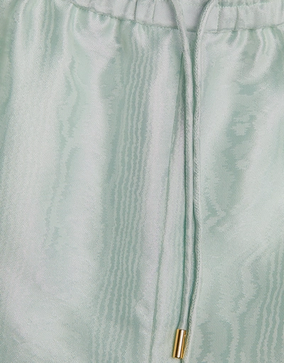 Moire Organza Gown Wide-leg Pants