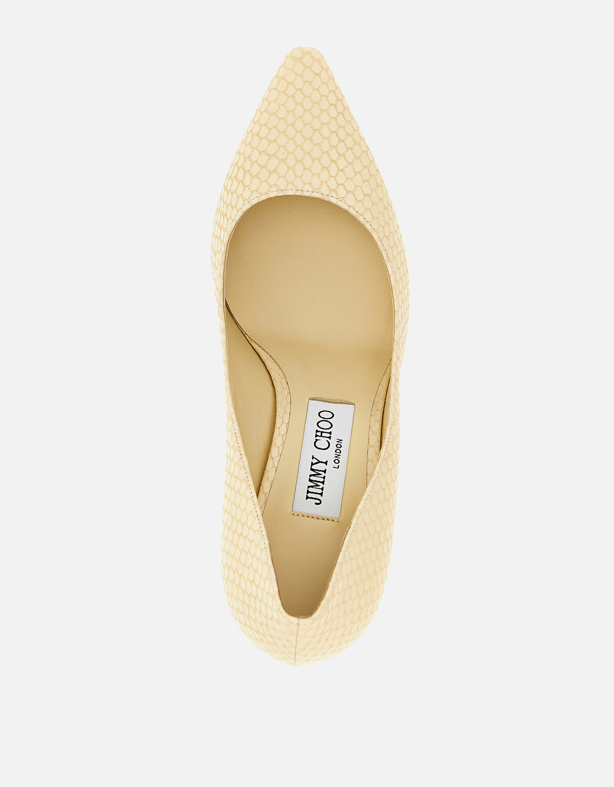 JIMMY CHOO エラフェ蛇柄レザー ポインテッド スティレットヒール