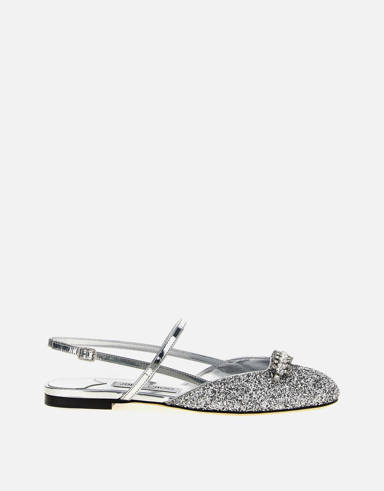 JIMMY CHOO フラットスリングバックシューズ | Slingbacks 新作