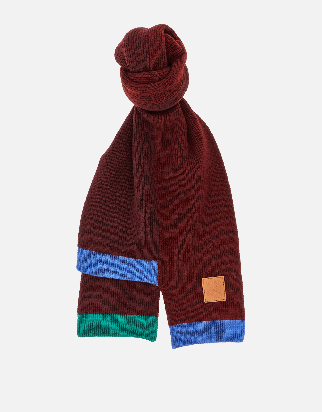 LOEWE Loewe Asymmetric Wool Scarf　ロエベ アシンメトリー ウール スカーフ
